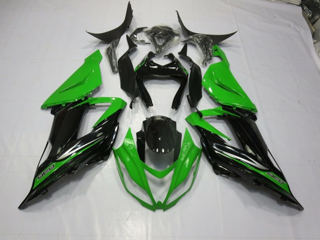 2013-2018 Grün Schwarz Kawasaki ZX6R Motorrad Verkleidung 2013-2018 Grün Schwarz Kawasaki ZX6R Motorrad Verkleidung