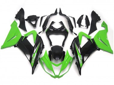 2013-2018 Grün & Schwarz Leuchtend OEM-Stil Kawasaki ZX6R Motorrad Verkleidung