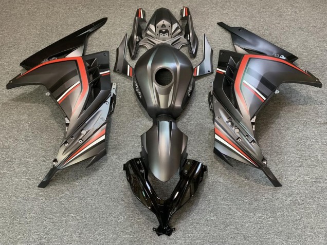 2013-2018 Matt Schwarz & Rot Kawasaki Ninja 300 Motorrad Verkleidung 2013-2018 Matt Schwarz & Rot Kawasaki Ninja 300 Motorrad Verkleidung