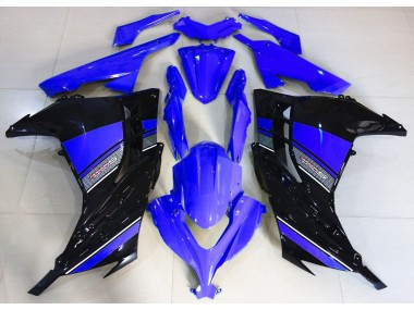 2013-2018 Mitternachtsblau & Schwarz Kawasaki Ninja 300 Motorrad Verkleidung
