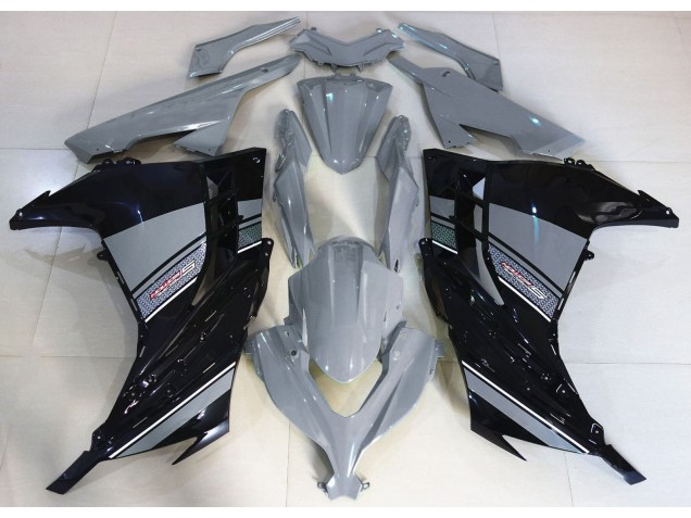 2013-2018 Nardo Grau & Schwarz Kawasaki Ninja 300 Motorrad Verkleidung 2013-2018 Nardo Grau & Schwarz Kawasaki Ninja 300 Motorrad Verkleidung