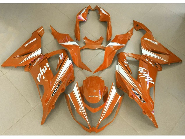 2013-2018 Orange Ninja Kawasaki ZX6R Motorrad Verkleidung 2013-2018 Orange Ninja Kawasaki ZX6R Motorrad Verkleidung
