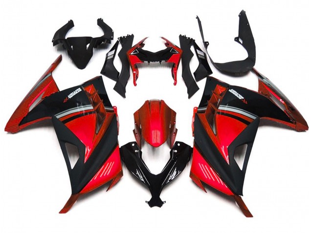 2013-2018 Rot Glänzend Kawasaki Ninja 300 Motorrad Verkleidung 2013-2018 Rot Glänzend Kawasaki Ninja 300 Motorrad Verkleidung