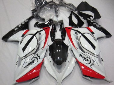 2013-2018 Rot & Weiß Kawasaki Ninja 300 Motorrad Verkleidung