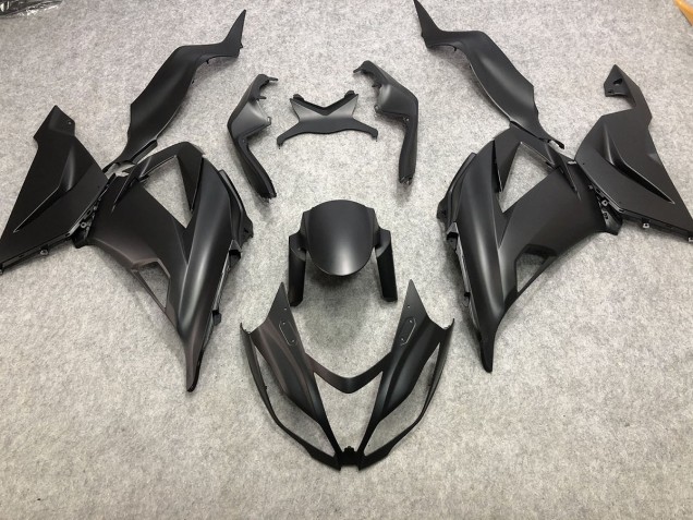 2013-2018 Schlichte Matt Schwarz Kawasaki ZX6R Motorrad Verkleidung 2013-2018 Schlichte Matt Schwarz Kawasaki ZX6R Motorrad Verkleidung