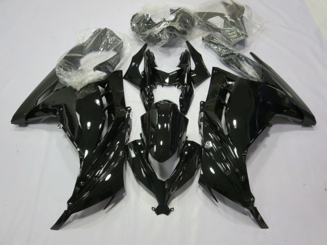2013-2018 Schwarz Glanz Kawasaki Ninja 300 Motorrad Verkleidung 2013-2018 Schwarz Glanz Kawasaki Ninja 300 Motorrad Verkleidung