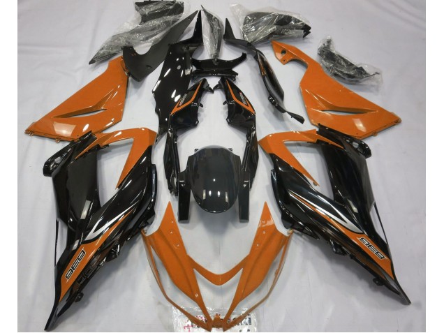 2013-2018 Schwarz & Orange Kawasaki ZX6R Motorrad Verkleidung 2013-2018 Schwarz & Orange Kawasaki ZX6R Motorrad Verkleidung