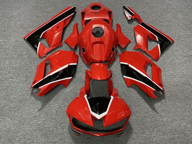 2013-2023 Aufkleber In Glänzendem Rot Schwarz & Weiß Honda CBR600RR Motorrad Verkleidung 2013-2023 Aufkleber In Glänzendem Rot Schwarz & Weiß Honda CBR600RR Motorrad Verkleidung