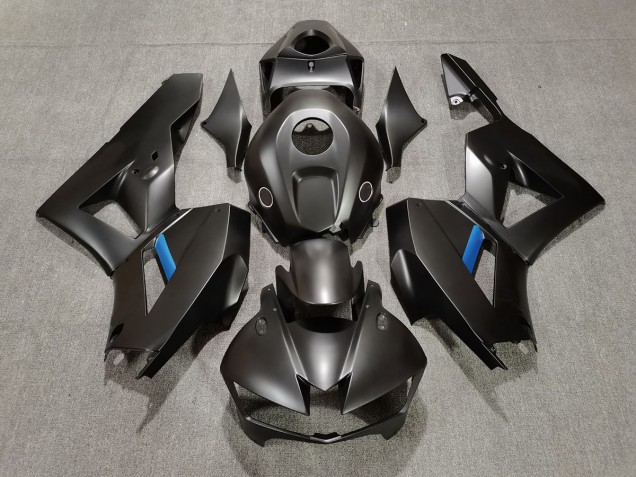 2013-2023 Matt Schwarz Mit Blau Honda CBR600RR Motorrad Verkleidung