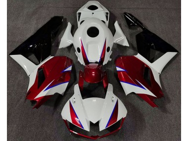 2013-2023 Rot Glänzend Weiß & Blau Honda CBR600RR Motorrad Verkleidung