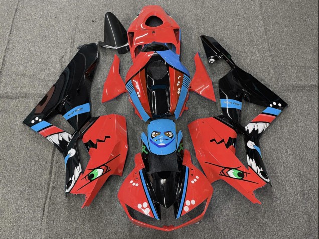 2013-2023 Rot Hai Honda CBR600RR Motorrad Verkleidung 2013-2023 Rot Hai Honda CBR600RR Motorrad Verkleidung