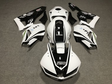 2013-2023 Schwarz-Weiß-Design Honda CBR600RR Motorrad Verkleidung