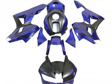 2013-2023 Tiefes Blau & Matt Schwarz Honda CBR600RR Motorrad Verkleidung