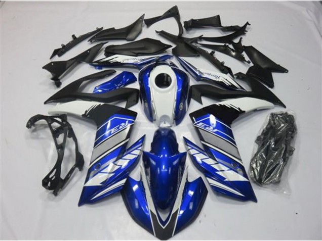 2015-2018 Blau & Silber Yamaha R3 Motorrad Verkleidung 2015-2018 Blau & Silber Yamaha R3 Motorrad Verkleidung