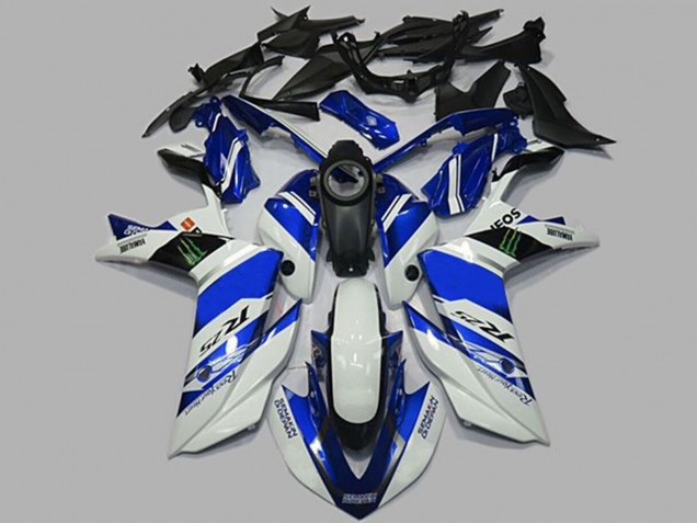 2015-2018 Weiß & Blau Yamaha R3 Motorrad Verkleidung 2015-2018 Weiß & Blau Yamaha R3 Motorrad Verkleidung