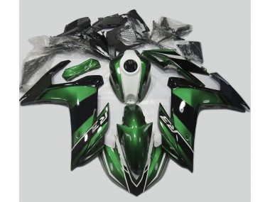 2015-2018 Grün & Schwarz Glänzend Yamaha R3 Motorrad Verkleidung