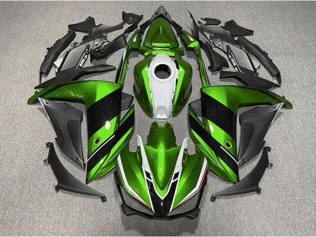 2015-2018 Grün Schwarz & Weiß Yamaha R3 Motorrad Verkleidung 2015-2018 Grün Schwarz & Weiß Yamaha R3 Motorrad Verkleidung