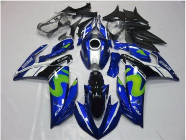 2015-2018 Movistar Yamaha R3 Motorrad Verkleidung