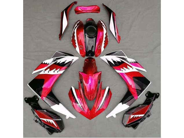2015-2018 Rot Hai Yamaha R3 Motorrad Verkleidung
