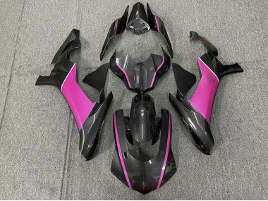 2015-2019 Kohlefaser & Pink Yamaha R1 Motorrad Verkleidung