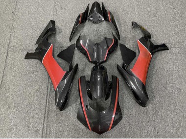 2015-2019 Kohlefaser & Rot Yamaha R1 Motorrad Verkleidung