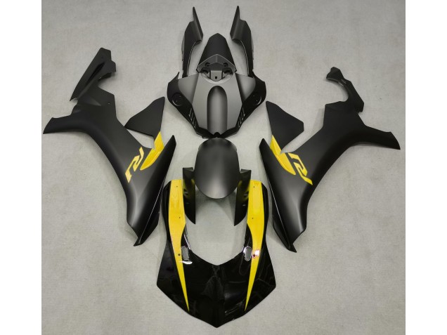 2015-2019 Matt Schwarz & Gelb Yamaha R1 Motorrad Verkleidung 2015-2019 Matt Schwarz & Gelb Yamaha R1 Motorrad Verkleidung