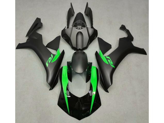 2015-2019 Matt Schwarz & Grün Yamaha R1 Motorrad Verkleidung 2015-2019 Matt Schwarz & Grün Yamaha R1 Motorrad Verkleidung