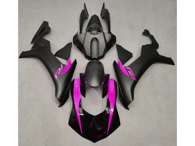2015-2019 Matt Schwarz & Pink Yamaha R1 Motorrad Verkleidung 2015-2019 Matt Schwarz & Pink Yamaha R1 Motorrad Verkleidung