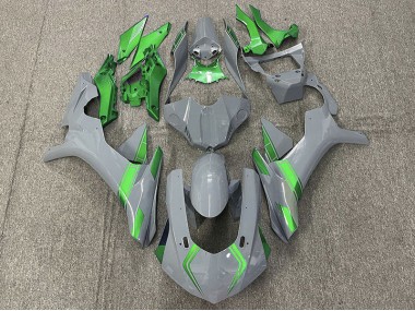 2015-2019 Nardo Grau & Grüne Akzente Yamaha R1 Motorrad Verkleidung