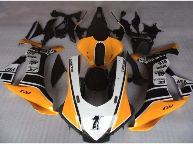 2015-2019 Orange & Weiß Yamaha R1 Motorrad Verkleidung 2015-2019 Orange & Weiß Yamaha R1 Motorrad Verkleidung