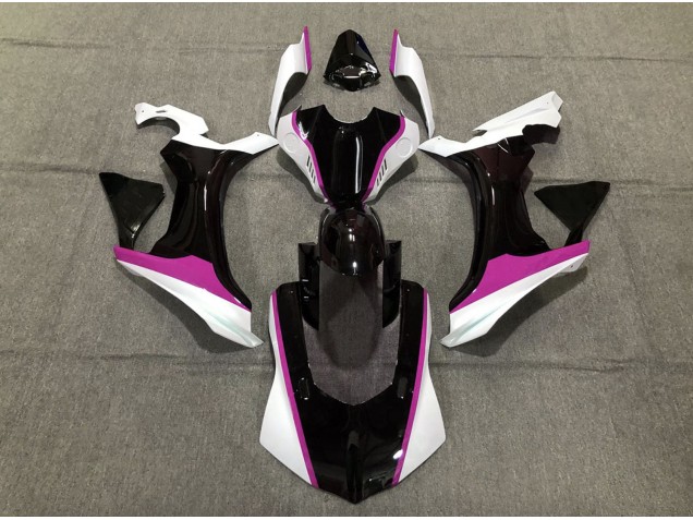 2015-2019 Rosa Schwarz & Weiß Yamaha R1 Motorrad Verkleidung