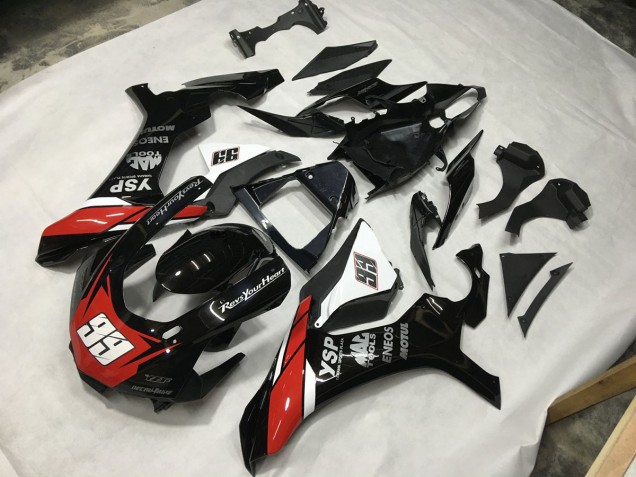 2015-2019 Schwarz Rot & Gelb Yamaha R1 Motorrad Verkleidung 2015-2019 Schwarz Rot & Gelb Yamaha R1 Motorrad Verkleidung