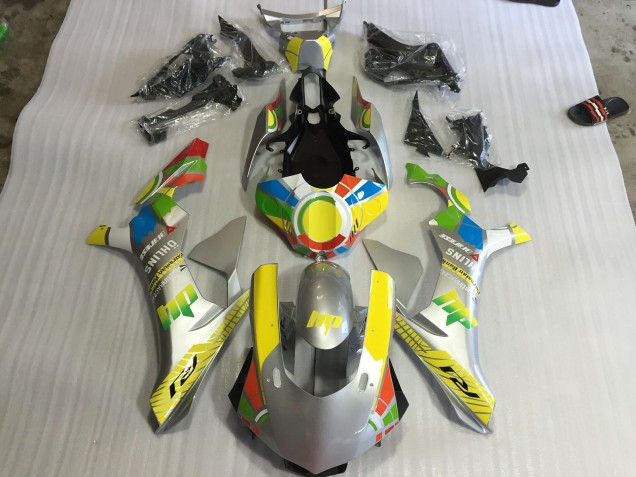 2015-2019 Silber Yamaha R1 Motorrad Verkleidung