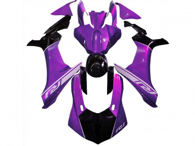 2015-2019 Stimmungsviolett & Schwarz Yamaha R1 Motorrad Verkleidung 2015-2019 Stimmungsviolett & Schwarz Yamaha R1 Motorrad Verkleidung