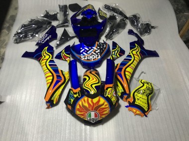 2015-2019 Tribal Design Yamaha R1 Motorrad Verkleidung