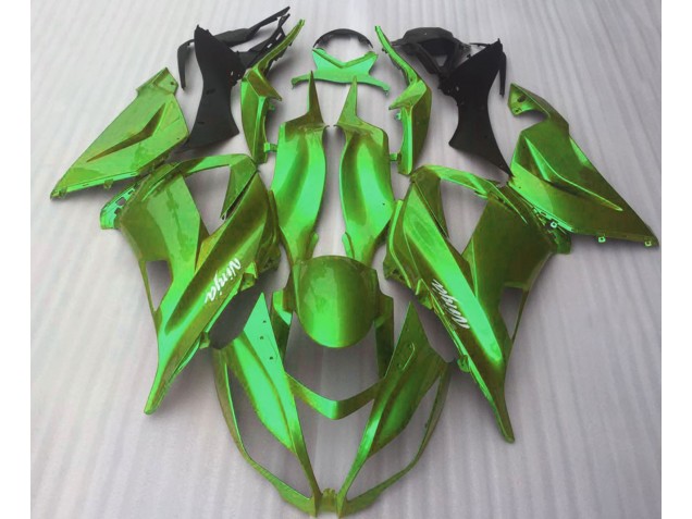 2016-2019 Candy Grün Glänzend Kawasaki ZX10R Motorrad Verkleidung