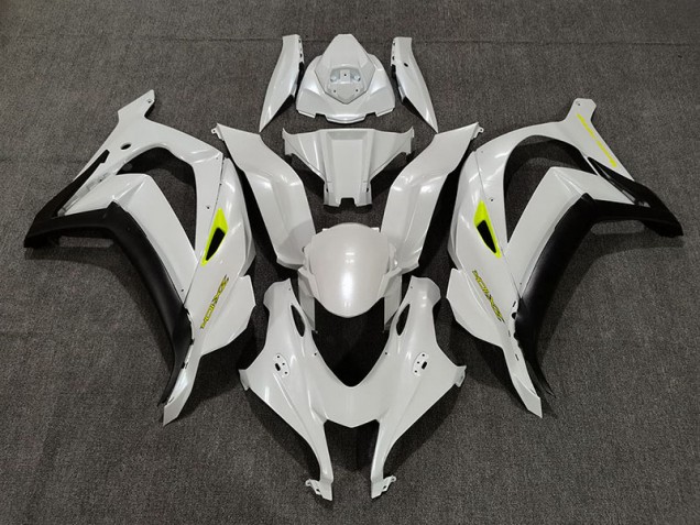 2016-2019 Dunkelperlweiß Kawasaki ZX10R Motorrad Verkleidung 2016-2019 Dunkelperlweiß Kawasaki ZX10R Motorrad Verkleidung