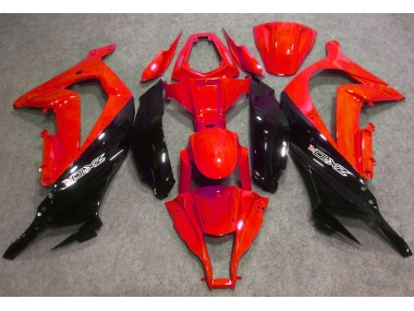 2016-2019 Rot Glänzend & Schwarz Kawasaki ZX10R Motorrad Verkleidung