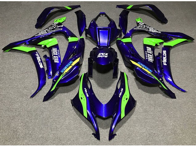 2016-2019 Tiefes Blau Trickstar Kawasaki ZX10R Motorrad Verkleidung