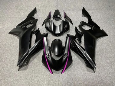 2017-2021 Matt Schwarze & Rosa Akzente Yamaha R6 Motorrad Verkleidung
