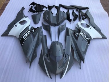 2017-2021 Nardo Grau & Weiß Yamaha R6 Motorrad Verkleidung