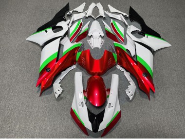 2017-2021 Rot & Grün Glänzend Yamaha R6 Motorrad Verkleidung