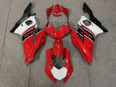 2017-2021 Rot Weiß & Schwarz Yamaha R6 Motorrad Verkleidung