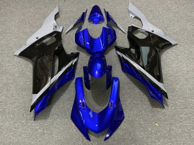 2017-2021 Zement Schwarz & Blau Yamaha R6 Motorrad Verkleidung