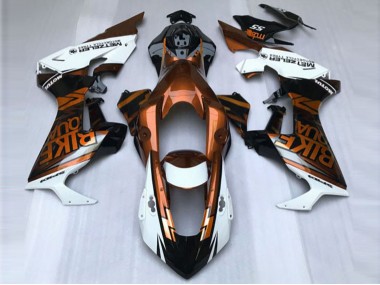2017-2023 Orange & Weiß Benutzerdefiniert Honda CBR1000RR Motorrad Verkleidung