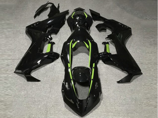 2017-2023 Schwarz Glänzend & Limettengrünes Futter Honda CBR1000RR Motorrad Verkleidung 2017-2023 Schwarz Glänzend & Limettengrünes Futter Honda CBR1000RR Motorrad Verkleidung