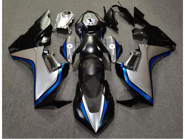 2017-2023 Silber & Schwarz & Blau Honda CBR1000RR Motorrad Verkleidung 2017-2023 Silber & Schwarz & Blau Honda CBR1000RR Motorrad Verkleidung