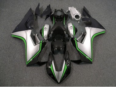 2017-2023 Silber & Schwarz & Grün Honda CBR1000RR Motorrad Verkleidung