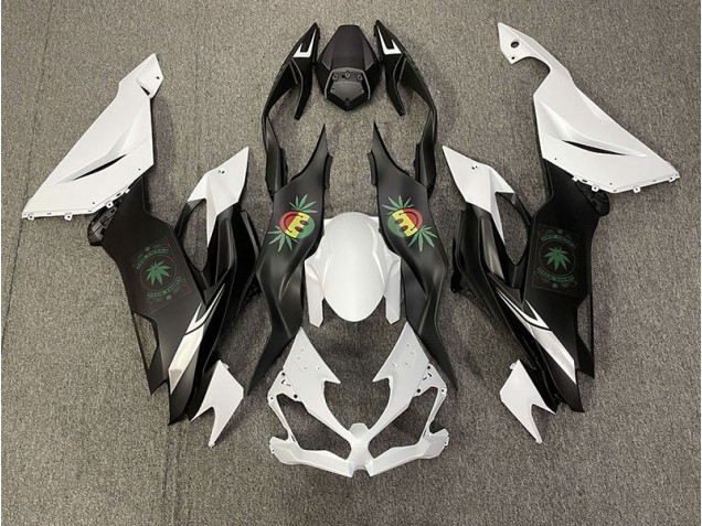 2019-2023 Glückliches Gesicht Kawasaki ZX6R Motorrad Verkleidung 2019-2023 Glückliches Gesicht Kawasaki ZX6R Motorrad Verkleidung