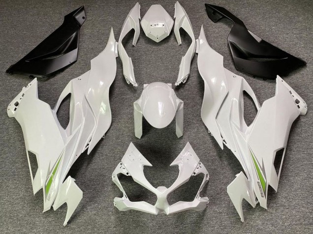 2019-2023 Perlweiss Kawasaki ZX6R Motorrad Verkleidung 2019-2023 Perlweiss Kawasaki ZX6R Motorrad Verkleidung
